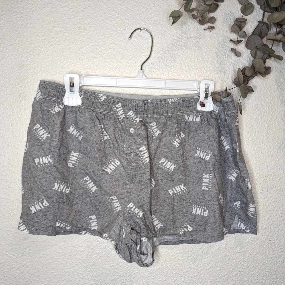 PINK Sleeping Boxer Shorts Size Large
